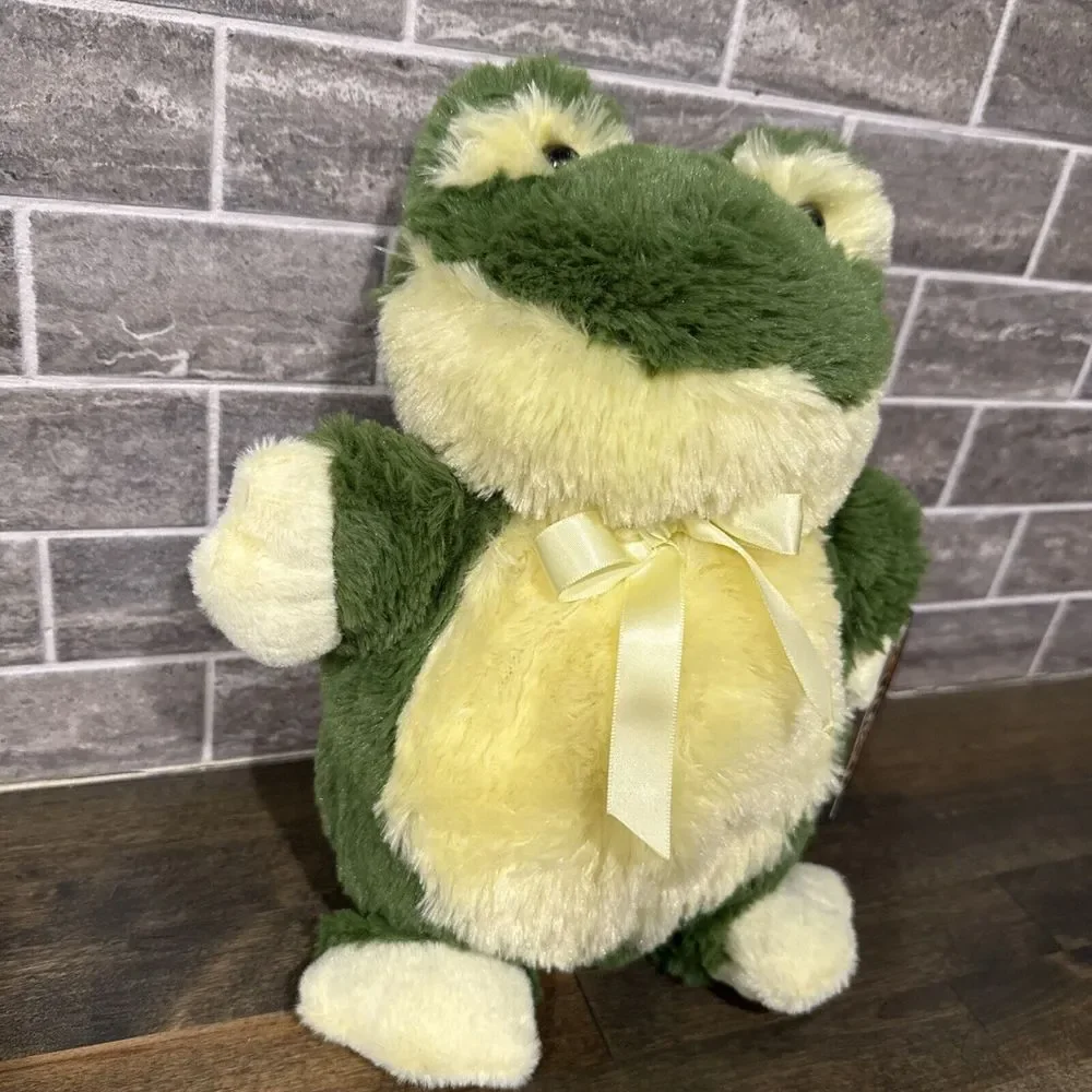 2014‎ KellyToy Green Frog Plush Stuffed Animal Toy 10